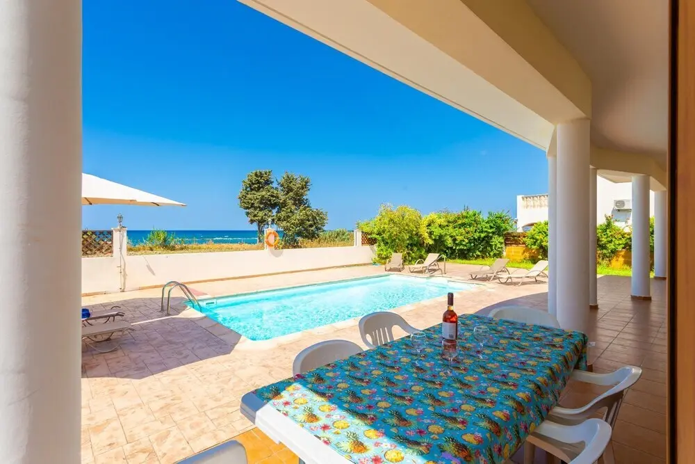 Друшиа: Achilles Beach Villa Large Private Pool Walk to Beach Sea Views A C Wifi Car Not Required - 2050