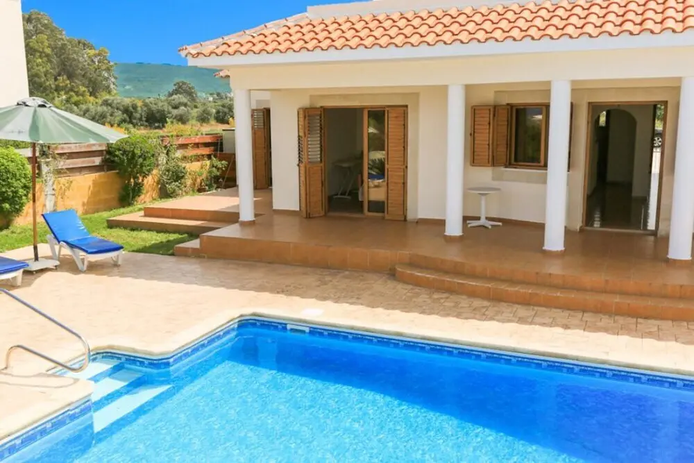 Друшиа: Achilles Beach Villa Thio Large Private Pool Walk to Beach Sea Views A C Wifi Car Not Required - 2110