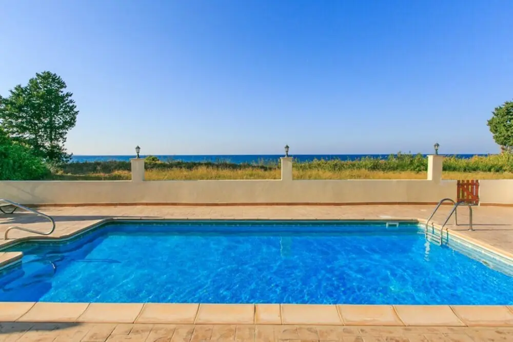 Друшиа: Achilles Beach Villa Thio Large Private Pool Walk to Beach Sea Views A C Wifi Car Not Required - 2110