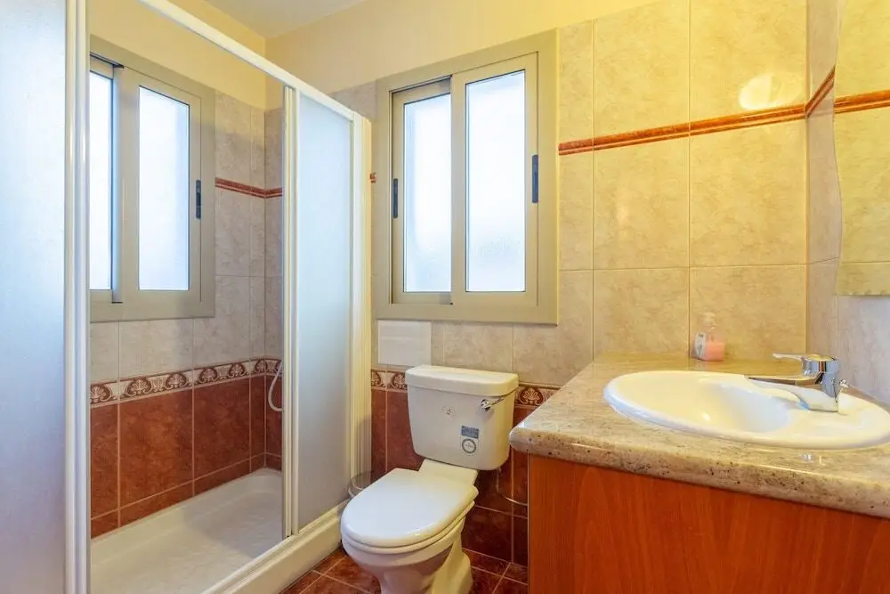 Аргака: Villa Jan Lui Large Private Pool Walk to Beach Sea Views A C Wifi Eco-friendly - 3296
