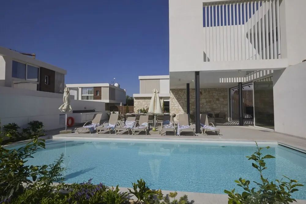 Айя-Напа: New 5 Bedroom Villa With Pool in the Center of Ayia Napa l Kube Villa 4