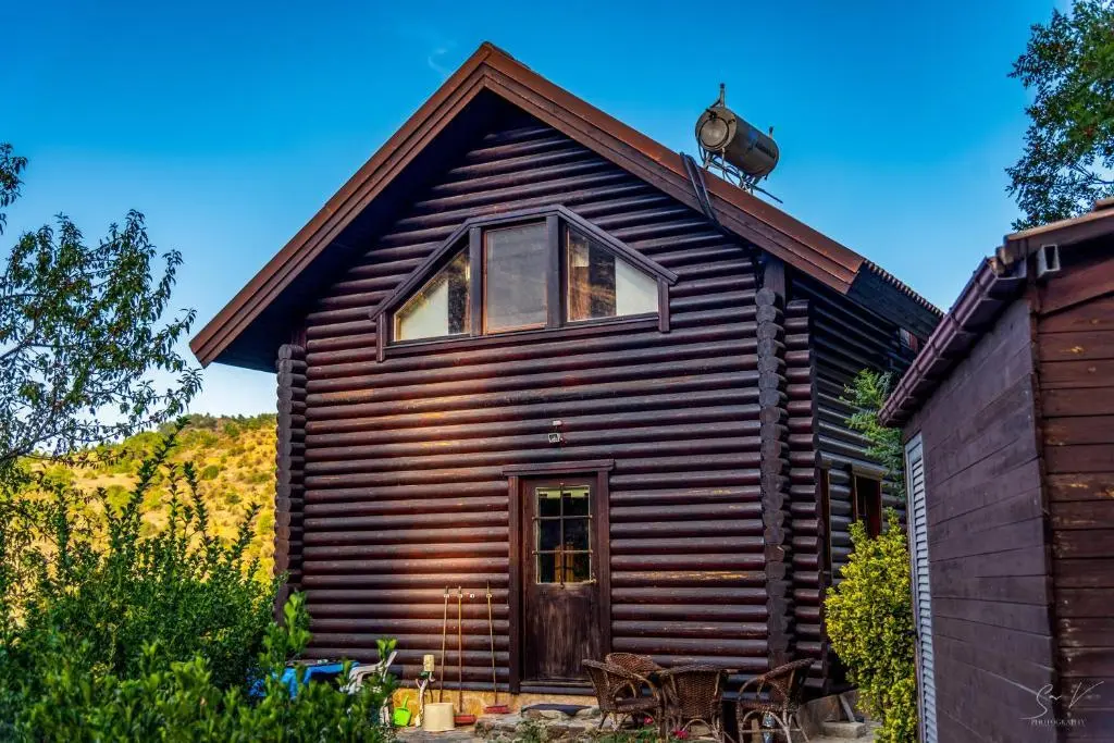 Какопетрия: *2 Bdr Log House /Mountains/Queen Bed/Fireplace