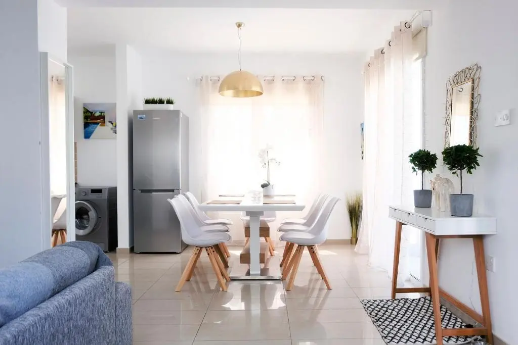 Айя-Напа: Nissini Blanco, 3 bedroom villa with private pool, 5 min to the beach