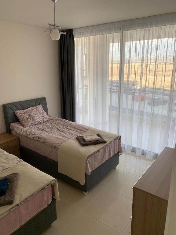 Богаз: Stunning 2 plus 1 apartment for rent in ABELIA RESIDENCE at Bogaz with beautiful sea and mountains views