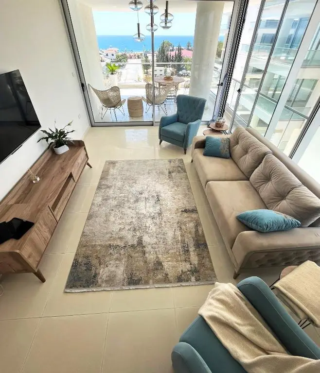Богаз: Beautiful Sea & Mountain Views Apartment in Iskele, North Cyprus