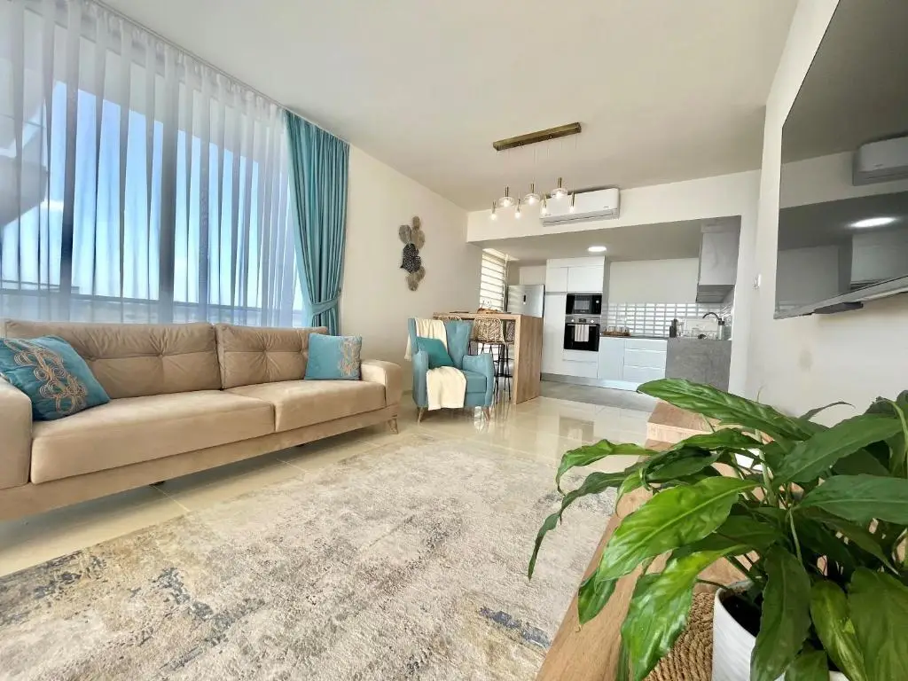 Богаз: Beautiful Sea & Mountain Views Apartment in Iskele, North Cyprus