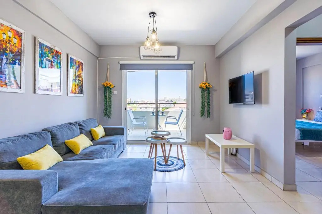 Ларнака: Color Nest 1-Bedroom Apartment in Larnaca