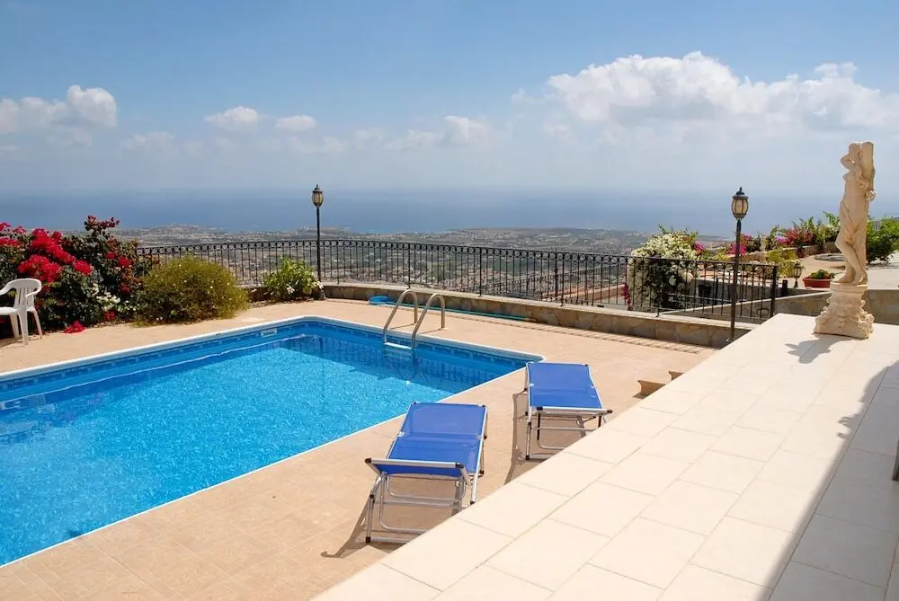 Пейя: Villa With 3 Bedrooms in Peyia, With Wonderful sea View, Private Pool, Furnished Garden - 4 km From