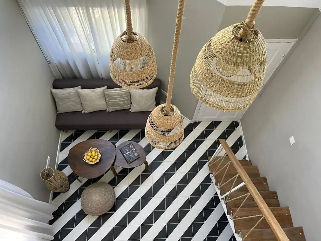 Гермасойя: Stunning duplex studio apartment 150 metres from the Sea