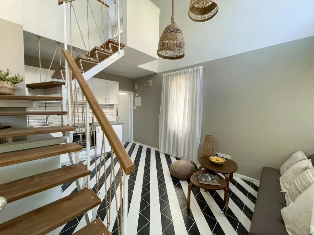 Гермасойя: Stunning duplex studio apartment 150 metres from the Sea