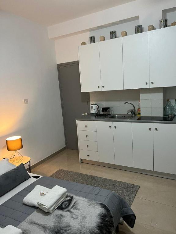 Никосия: HESTIA: Downtown Nicosia studio with 1 double bed