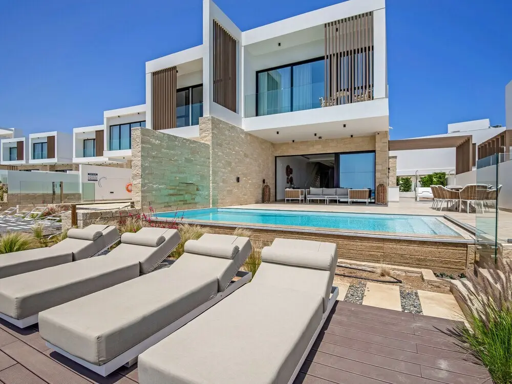 Протарас: Sanders Konnos Bay Aphrodite - Exquisite 6-bedroom Villa On the Beach Front