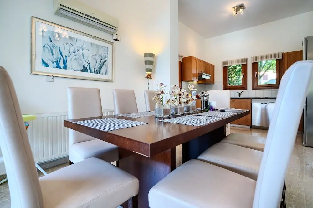 Куклия: Three bedroom Villa Lara (11) with 10x5m private pool, within walking distance to resort village square. Resort facilities. Aphrodite Hills Resort.
