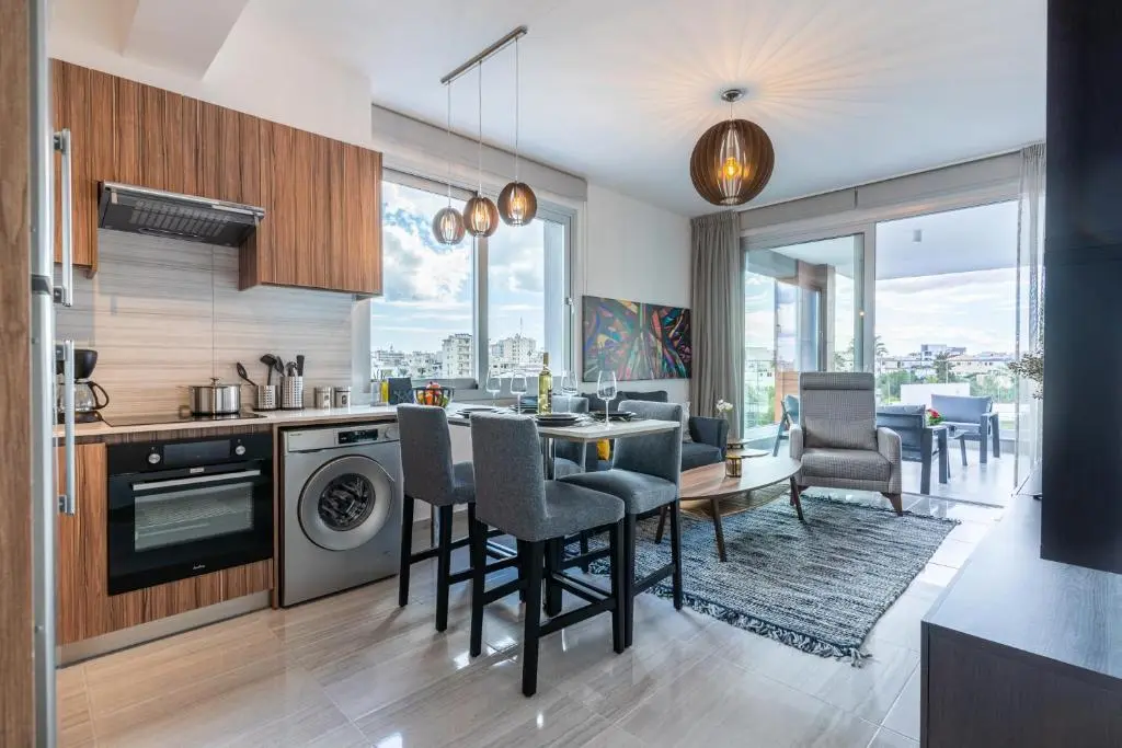 Ларнака: Sunflower 1-Bedroom Apartment in Larnaca