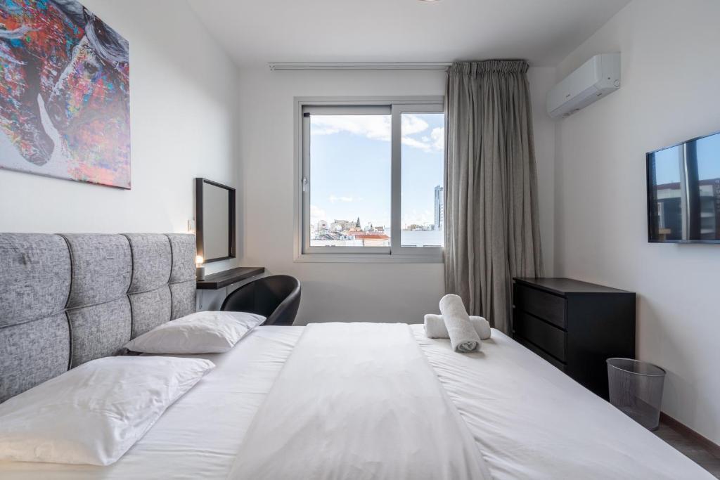 Ларнака: Sunflower 1-Bedroom Apartment in Larnaca