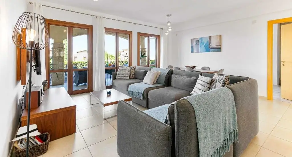Куклия: Ground floor Apartment Anthos with Beautiful Sea Views on Aphrodite Hills Resort