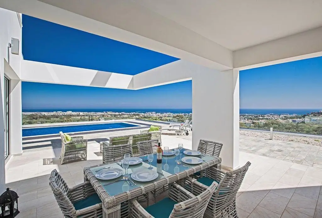 Протарас: Villa Saranta Gold - Exquisite 3 Bedroom Protaras Villa with Private Pool and Panoramic Views