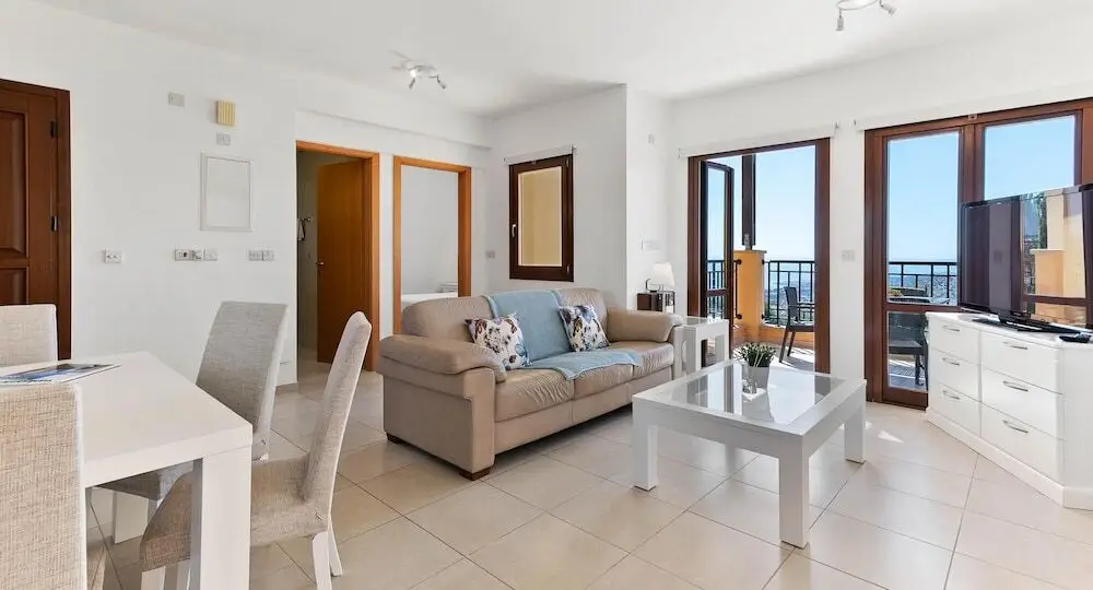 Куклия: One Bedroom Apartment Pyrgos Cc12 Beautiful sea and Sunset Views