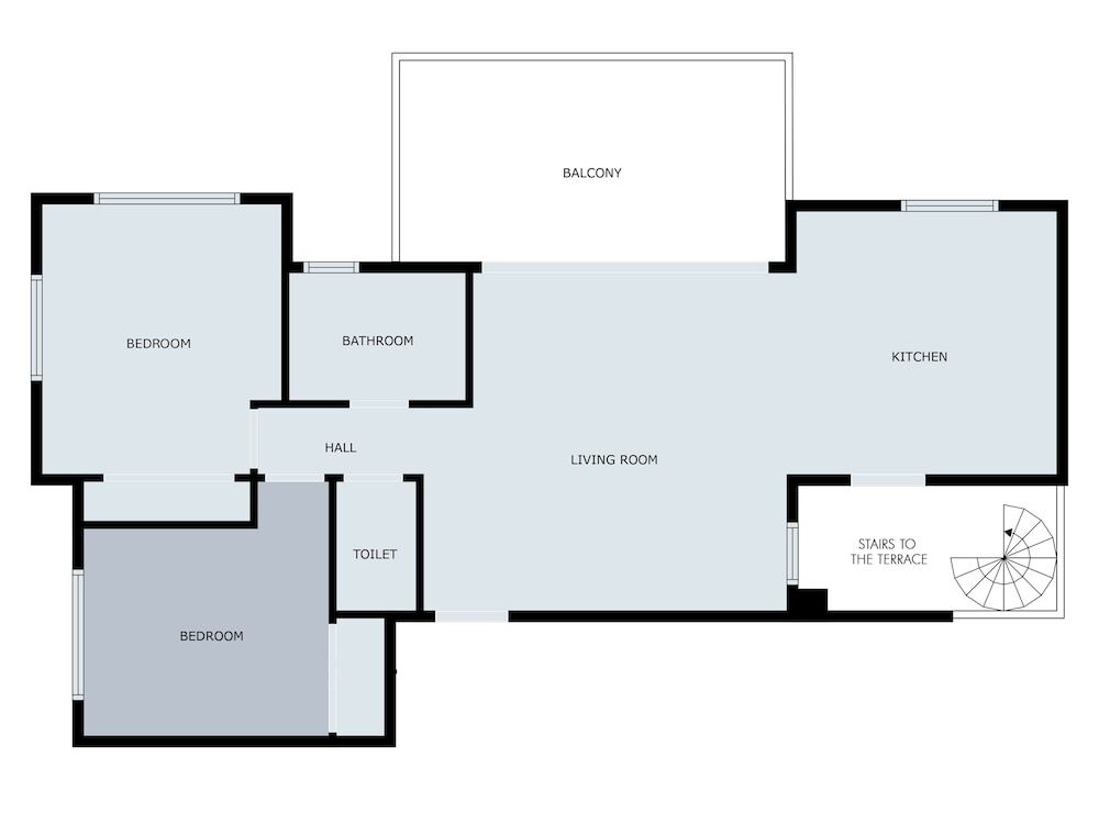 Лимассол: Sanders Palama - Cute 2-bdr Penthouse Apt