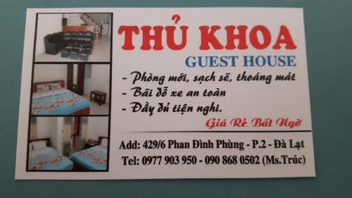 Далат: Thu Khoa Guest House