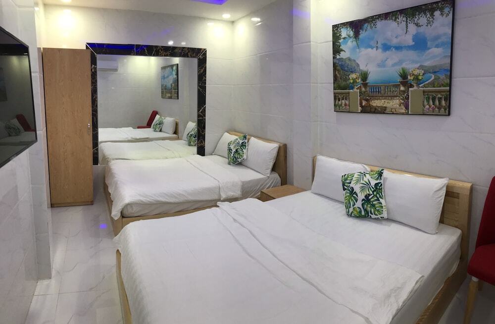 Хошимин: Deluxe Private Room , 2 bed ,4 Guests ,1 Private Bath