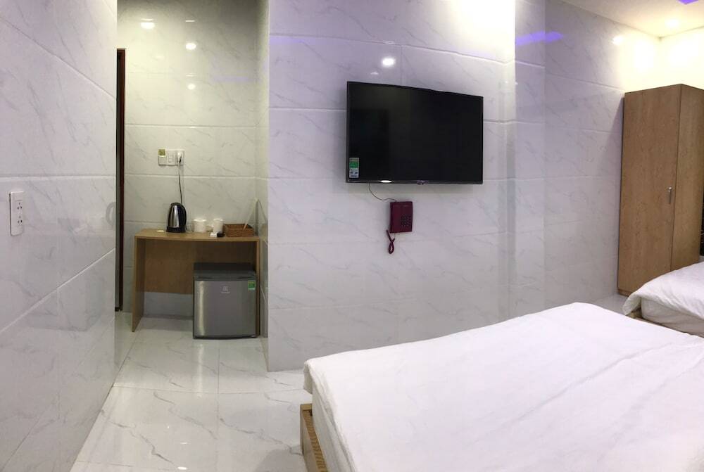 Хошимин: Deluxe Private Room , 2 bed ,4 Guests ,1 Private Bath
