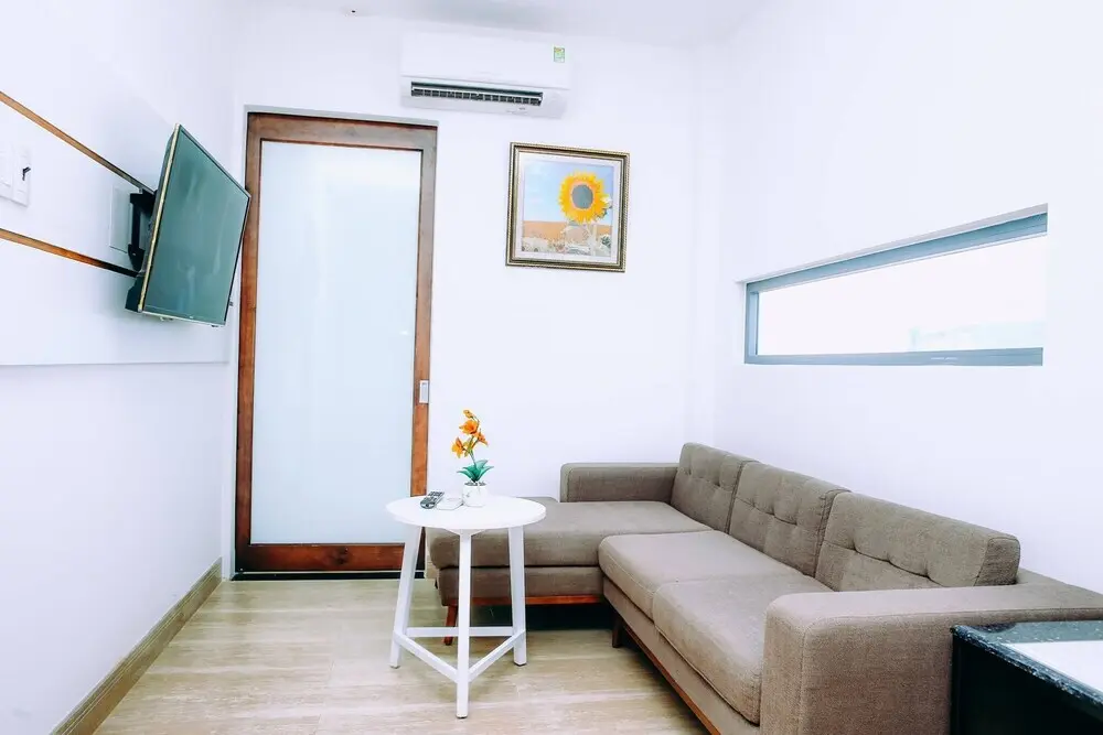 Дананг: Cozy 2 bedrooms apartment near Dragon Bridge