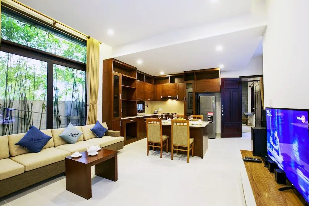 Хойан: Azumi 02 Bedroom on Ground Floor Apartment Hoian With a Full Kitchen Facilities