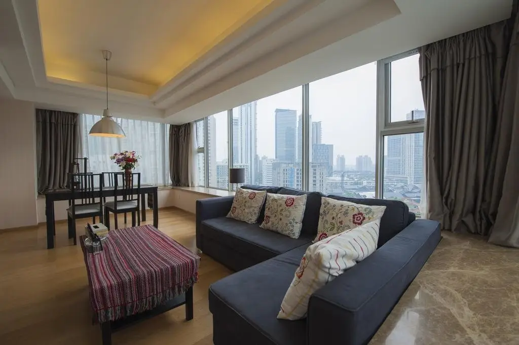 Чэнду: Chengdu Langyu Fulu Boutique Apartment