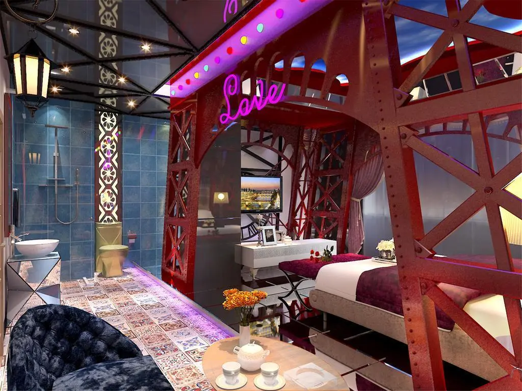 Гуанчжоу: Yishanggong Theme Hotel (Guangzhou Huanghuagang Metro Station)