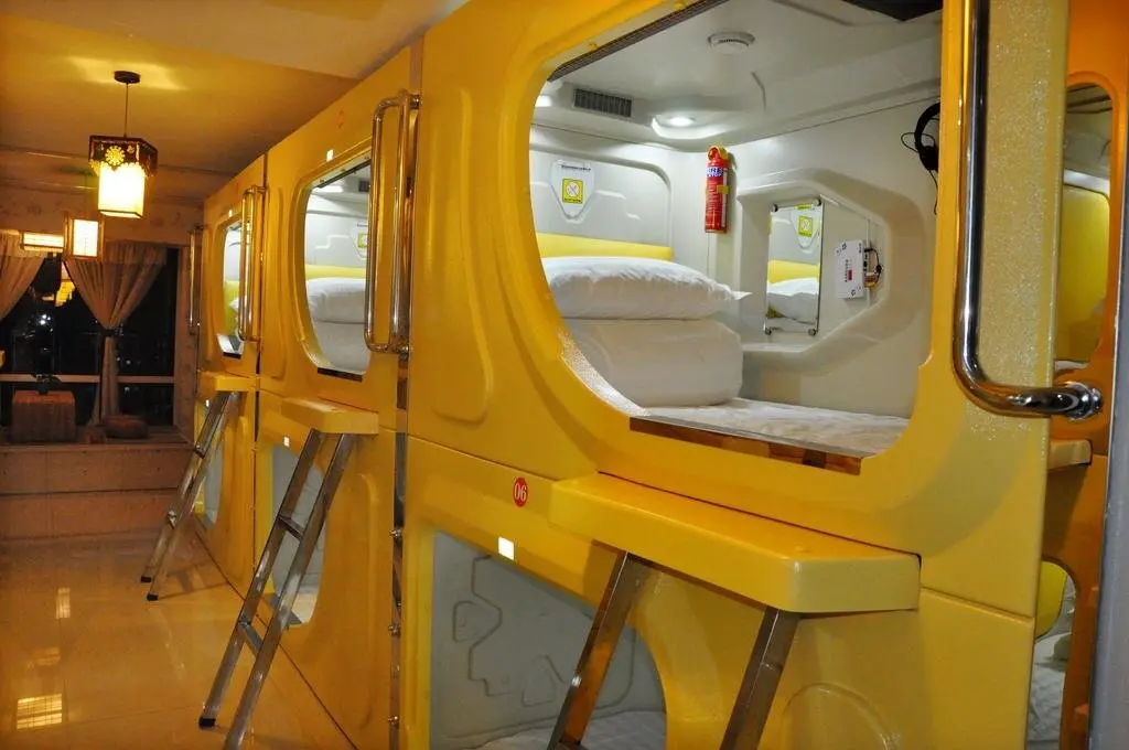 Тайюань: Simple Capsule Hotel Taiyuan Railway Station