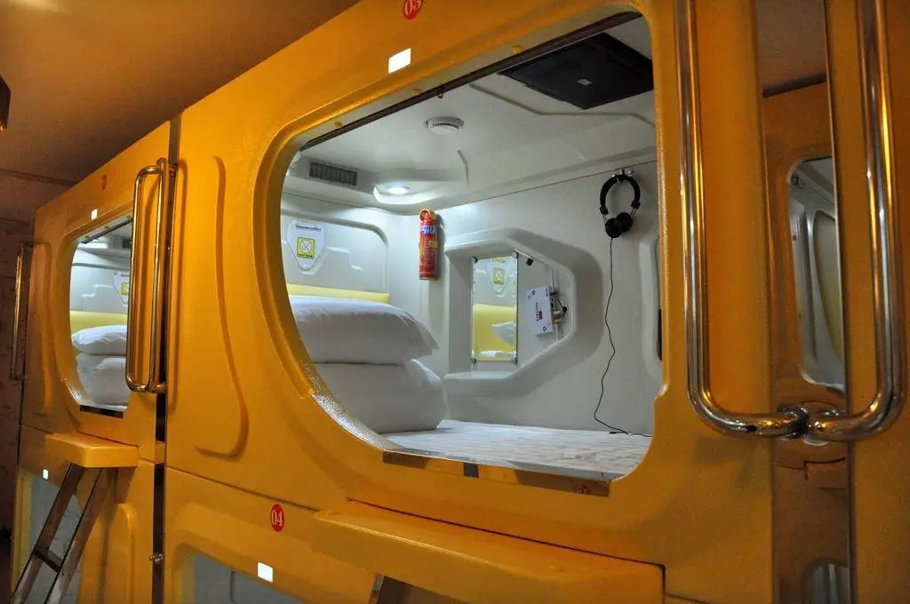 Тайюань: Simple Capsule Hotel Taiyuan Railway Station
