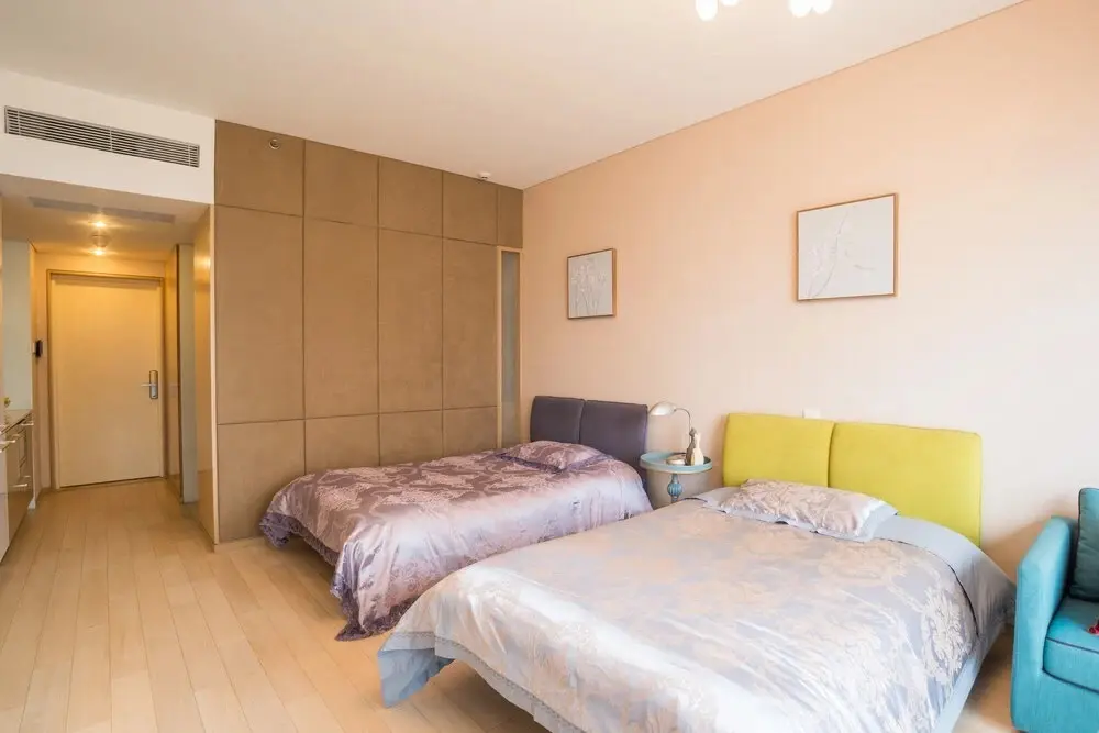 Циндао: Qingdao Lejiaxuan Yuexi Apartment Hongkong Central Rd The MIXC Branch