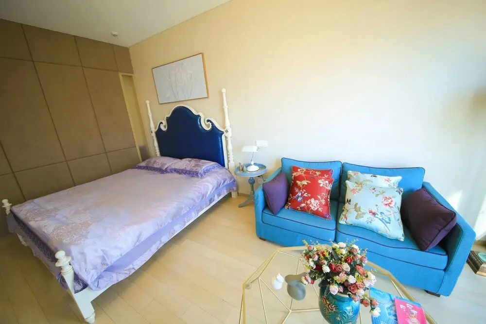 Циндао: Qingdao Lejiaxuan Yuexi Apartment Hongkong Central Rd The MIXC Branch