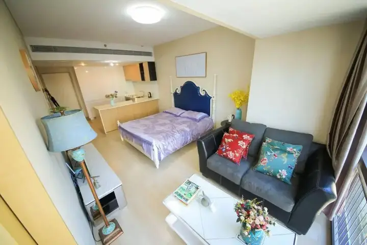 Циндао: Qingdao Lejiaxuan Yuexi Apartment Hongkong Central Rd The MIXC Branch