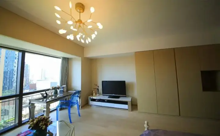 Циндао: Qingdao Lejiaxuan Yuexi Apartment Hongkong Central Rd The MIXC Branch