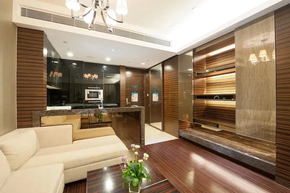 Гуанчжоу: Yicheng Pazhou Poly World Trade Centre Apartment