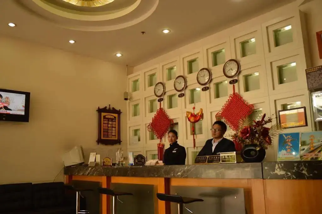 Шанхай: Pebble Hotel (Shanghai New International Expo Center Longyang Road Metro Station)