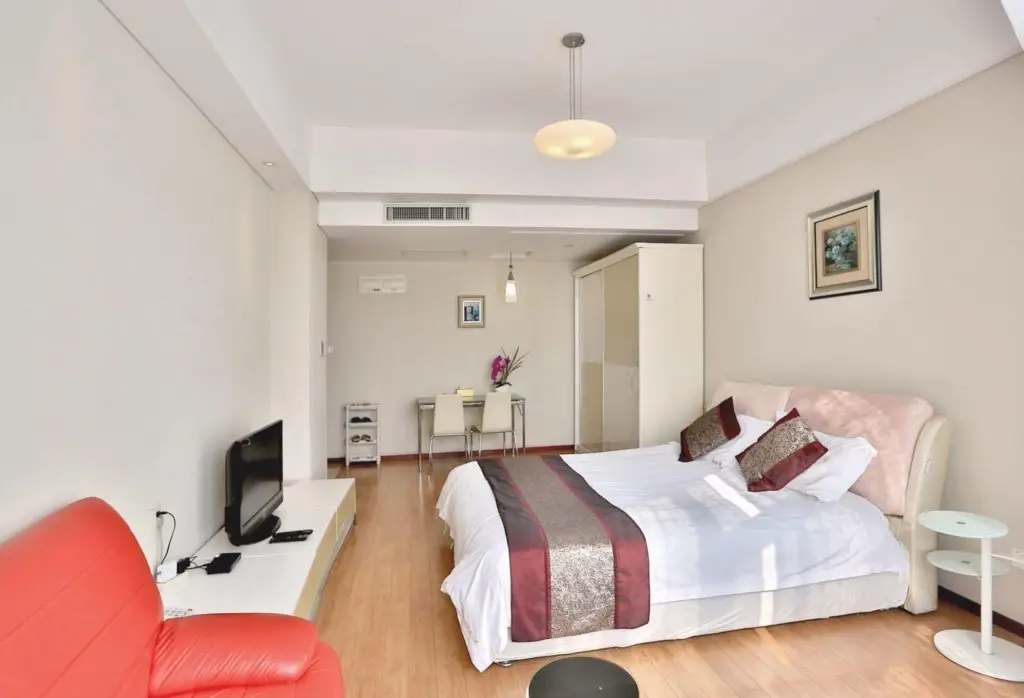 Ханчжоу: Youzi Apartment Hotel (Hangzhou West Lake Dongfang Jinzuo)