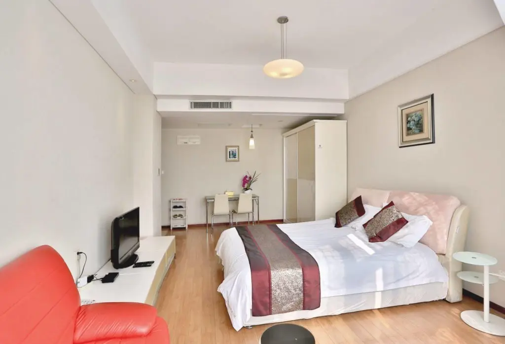 Ханчжоу: Youzi Apartment Hotel (Hangzhou West Lake Dongfang Jinzuo)