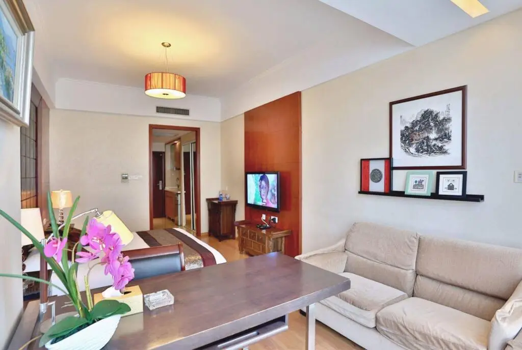 Ханчжоу: Youzi Apartment Hotel (Hangzhou West Lake Dongfang Jinzuo)