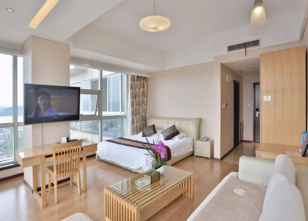 Ханчжоу: Youzi Apartment Hotel (Hangzhou West Lake Dongfang Jinzuo)