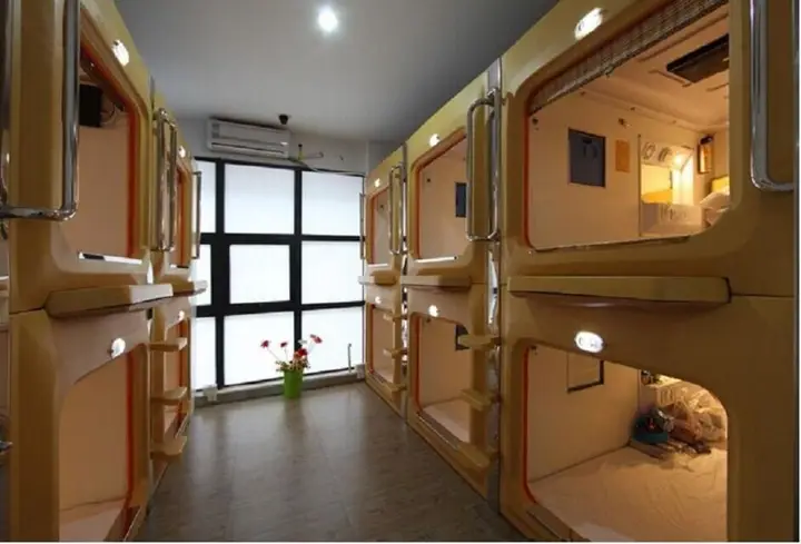 Ханчжоу: Shangjian Capsule Apartment Hangzhou East Railway Station