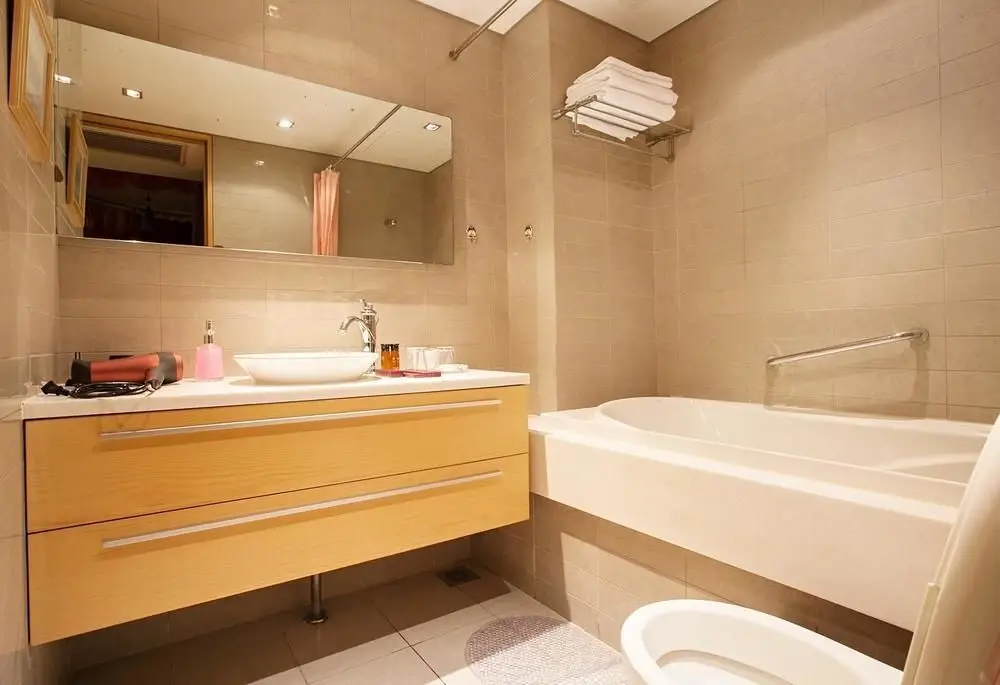 Пекин: Shiyu Round-bed Theme Service Apartment
