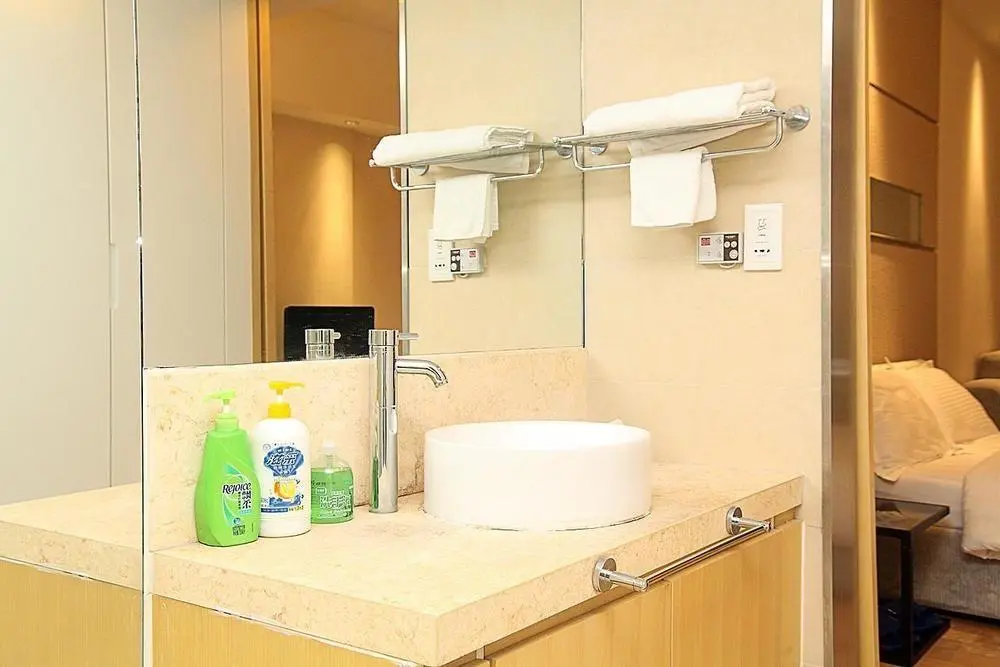 Гуанчжоу: Keluowei International Apartment Hotel (Guangzhou Zhujiang Xincheng , Fuli Dongshan Xintiandi)