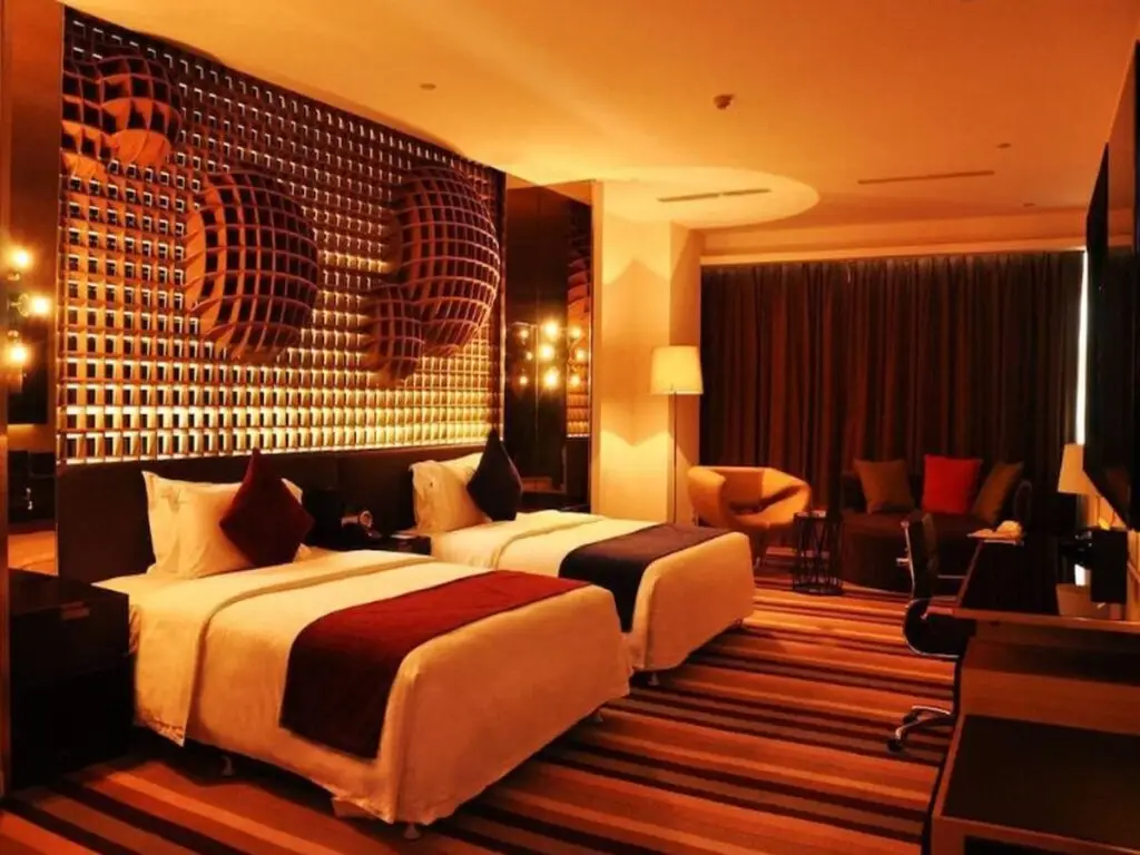 Циндао: Qingdao Jinfuyue Hotel (Heilongjiang Middle Road Oriental City Branch)