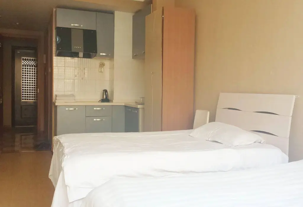 Далянь: Dalian Jinchen International Hotel Apartments