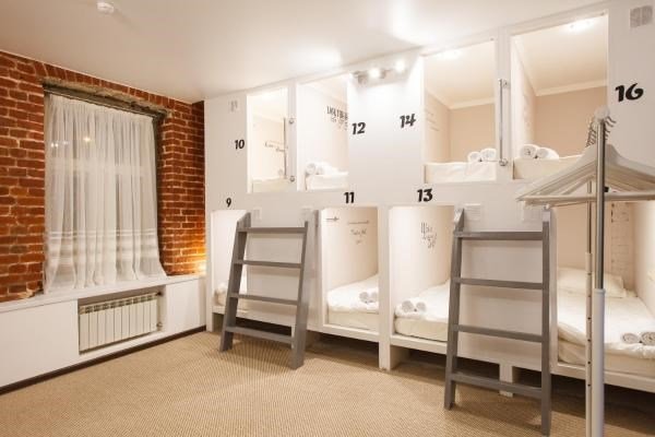 Москва: Kapsul'nyj otel' INTERKUB Chistye Prudy