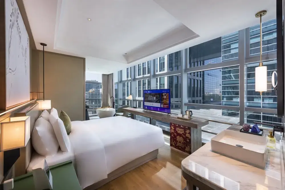 Пекин: Manxin Beijing Bei Qi Jia Wen Du Shui Cheng Hotel
