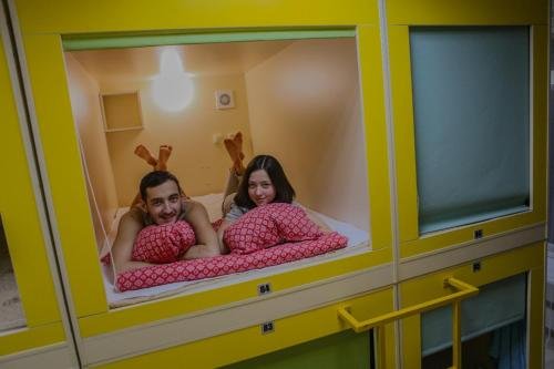 Москва: Capsule Hostel Imperiya at Paveltskaya